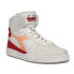 Фото #2 товара Diadora Mi Basket Used High Top Mens White Sneakers Casual Shoes 158569-C9593