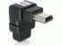 Delock Adapter USB-B mini - USB-B mini 5-pin - USB-B mini 5-pin - Black