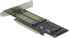 Фото #2 товара Kontroler Delock PCIe 4.0 x16 - M.2 M-key + M.2 B-key + mSATA (90486)