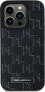 Фото #3 товара Karl Lagerfeld Karl Lagerfeld KLHMP15XPKHPORPK iPhone 15 Pro Max 6.7" hardcase czarny/black Leather Monogram Metal Logo