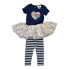 Фото #1 товара Counting Daisies Girl's 2 Piece Short Sleeve Tunic Tutu & Legging Set