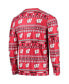 Пижама Concepts Sport Wisconsin Badgers Ugly Sweater