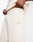 Фото #2 товара Puma essentials small logo joggers in off white