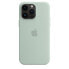 Фото #4 товара Чехол для Apple iPhone 14 Pro Max Silicone Case with MagSafe - Suculent - Зеленый