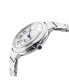 GV2 Women's Rome Silver-Tone Stainless Steel Swiss Quartz Bracelet Watch 36 mm