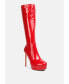 Фото #3 товара shawtie high heel stretch patent calf boots