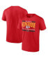 Фото #1 товара Men's Red Kansas City Chiefs 2023 AFC Champions Not Done Yet Big and Tall T-shirt