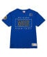 Men's Blue Distressed Orlando Magic Hardwood Classics Team OG 2.0 Premium Vintage-Like Logo T-shirt