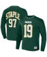 Фото #2 товара Men's NFL X Staple Hunter Green Green Bay Packers Core Long Sleeve Jersey Style T-shirt