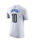 Фото #4 товара Men's Ben Simmons White Brooklyn Nets 2022/23 City Edition Name and Number T-shirt