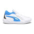 Фото #1 товара Puma Court Rider Chaos Team Lace Up Basketball Mens White Sneakers Athletic Sho