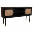 Sideboard Alexandra House Living Black Pine MDF Wood 38 x 81 x 152 cm