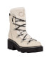 ფოტო #1 პროდუქტის Women's Alaina Heeled Lace Up Cozy Lug Sole Winter Cold Weather Boots