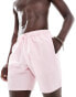 Фото #1 товара ASOS DESIGN swim shorts in mid length in light pink