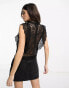 Фото #8 товара Only lace detail top in black