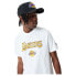 ფოტო #5 პროდუქტის NEW ERA 60357058 NBA Team Logo Los Angeles Lakers short sleeve T-shirt