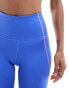 Фото #3 товара The North Face Training Hakuun contour seam high waist legging shorts in blue