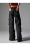 Фото #36 товара Джинсовые брюки Koton Kargo Straight Jean с Ярким Эффектом - Eve Jean