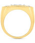 ფოტო #2 პროდუქტის Men's Diamond Cluster Ring (2-1/2 ct. t.w.) in 10k Gold