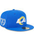 Фото #1 товара Men's Royal Los Angeles Rams Camo Undervisor 59FIFTY Fitted Hat