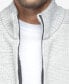 ფოტო #6 პროდუქტის Men's Full-Zip High Neck Sweater Jacket