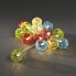 Фото #2 товара Konstsmide Light set 16 alum balls - Light decoration chain - Multicolour - Aluminium - Polyvinyl chloride (PVC) - IP20 - Ball - 16 lamp(s)
