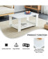 Фото #5 товара Modern Industrial Rectangular Dining Table with Storage