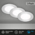 Фото #8 товара Встраиваемый светильник BRILONER LED-Einbauleuchte Slank (3er Set)