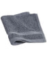 Modern American Solid Cotton Washcloth, 13" x 13"