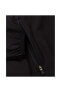 Erkek Siyah Micro Collection M Mesh Detail Zip Jacket