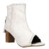 Фото #3 товара Roper Betsy Leather Shootie Pumps Womens White Dress Casual 09-021-0946-3070