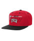 Фото #1 товара Big Boys Scarlet and Black UNLV Rebels Varsity Letter Snapback Hat