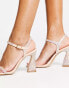 Фото #4 товара Madden Girl Disco-R heeled sandals in silver rhinestone