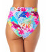 Фото #2 товара California Waves 281655 Juniors' High-Waist Bikini Bottoms Swimsuit Size M
