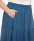 ფოტო #4 პროდუქტის Plus Size Pleated Tiered Maxi Skirt