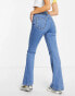 Фото #2 товара Reclaimed Vintage inspired 99' flare jean in pretty blue