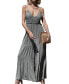 ფოტო #1 პროდუქტის Women's Sage Tie Back Cutout Jumpsuit