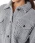 Women's Relaxed-Fit Fleece Shirt Jacket