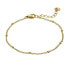 Фото #1 товара Paige Delicate Gold Plated Steel Bracelet EWB23073G