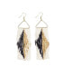 ფოტო #1 პროდუქტის INK + ALLOY Erica Beaded Fringe Earrings Teal