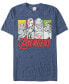 Фото #1 товара Marvel Men's Comic Collection Classic Pop Art Group Panels Short Sleeve T-Shirt