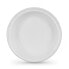 Фото #1 товара Набор многоразовых тарелок Algon Круглый Белый 20,5 x 3 cm Пластик 100 штук