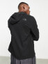 The North Face Nimble softshell hooded wind resistant jacket in black