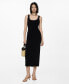 ფოტო #1 პროდუქტის Women's Straps Detail Midi-Dress