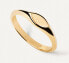 Фото #2 товара Minimalistický pozlacený prsten Duke Vanilla AN01-A54