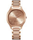 Eco-Drive Women's Rose Gold-Tone Stainless Steel Bracelet Watch 35mm