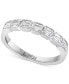 ფოტო #1 პროდუქტის EFFY® Diamond Emerald-Cut Band (3/4 ct. t.w.) in 14k White Gold