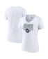 Фото #1 товара Women's White UConn Huskies 2023 NCAA Men's Basketball National Champions Confetti V-Neck T-shirt