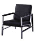 Фото #2 товара Fifth Avenue Faux Leather and Stainless Steel Accent Chair