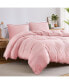 Фото #1 товара 3 Piece Pom Pom Soft Washed Microfiber Duvet Cover Set, King